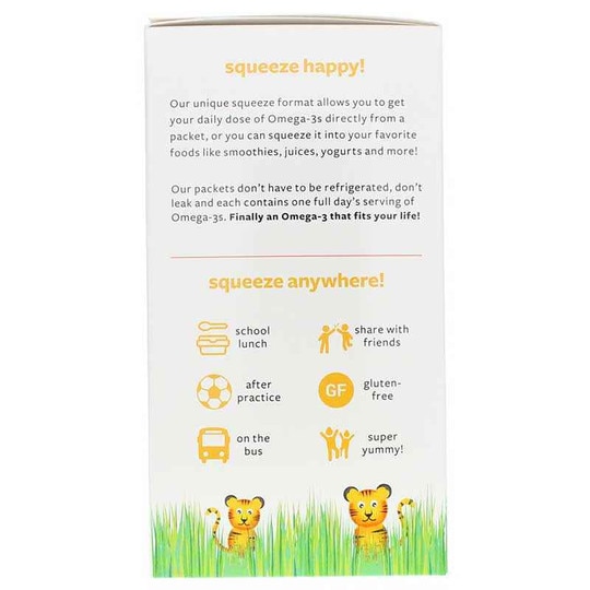 Kids Omega-3 Tropical Squeeze + D, COM